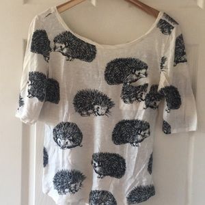 Anthropologie Hedgehog Tee